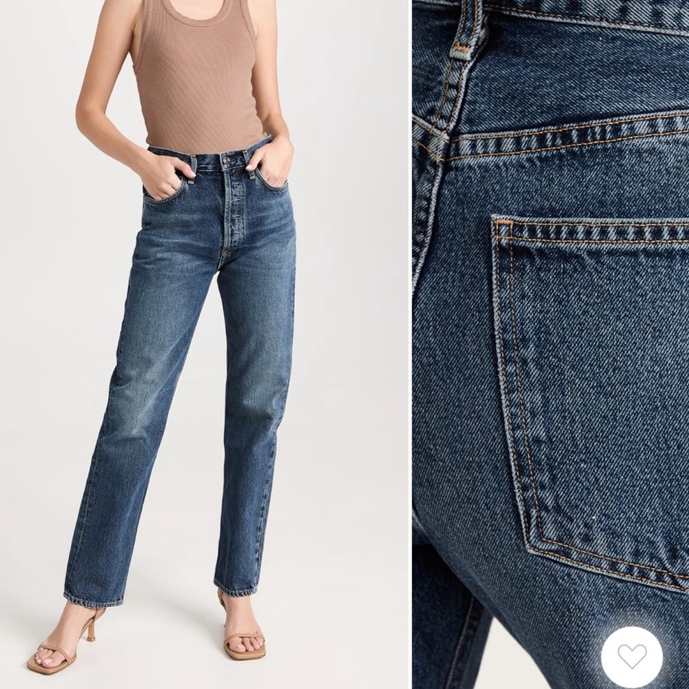 AGOLDE Women's Blue Jeans